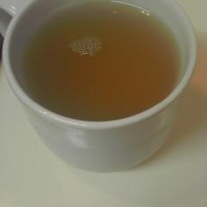 はちみつ入りの緑茶、美味しかったです♪はちみつはお茶にも合いますね～♪